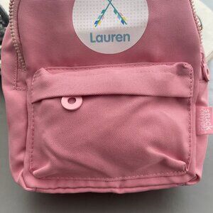 Personalized toddler backpack name "Lauren"